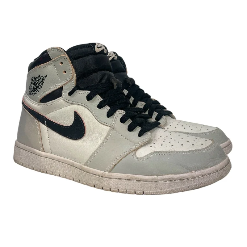 NIKE/Hi-Sneakers/US 11/Leather/SLV/Air Jordan 1 NY To Paris