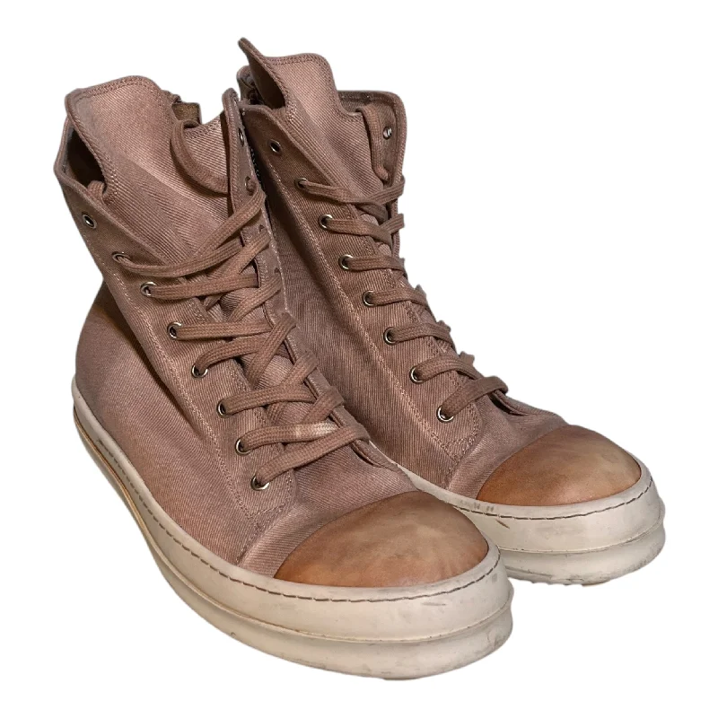 Rick Owens/Hi-Sneakers/EU 43/Cotton/PNK/