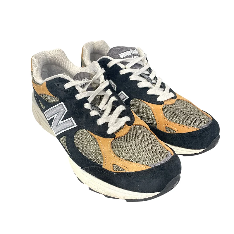 NEW BALANCE/M990/Low-Sneakers/US 13/Suede/BLK/M990BB3