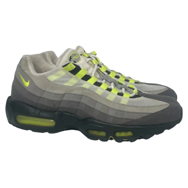 NIKE/AIR MAX 95 OG/Low-Sneakers/US 10.5/Suede/GRY/554970-071