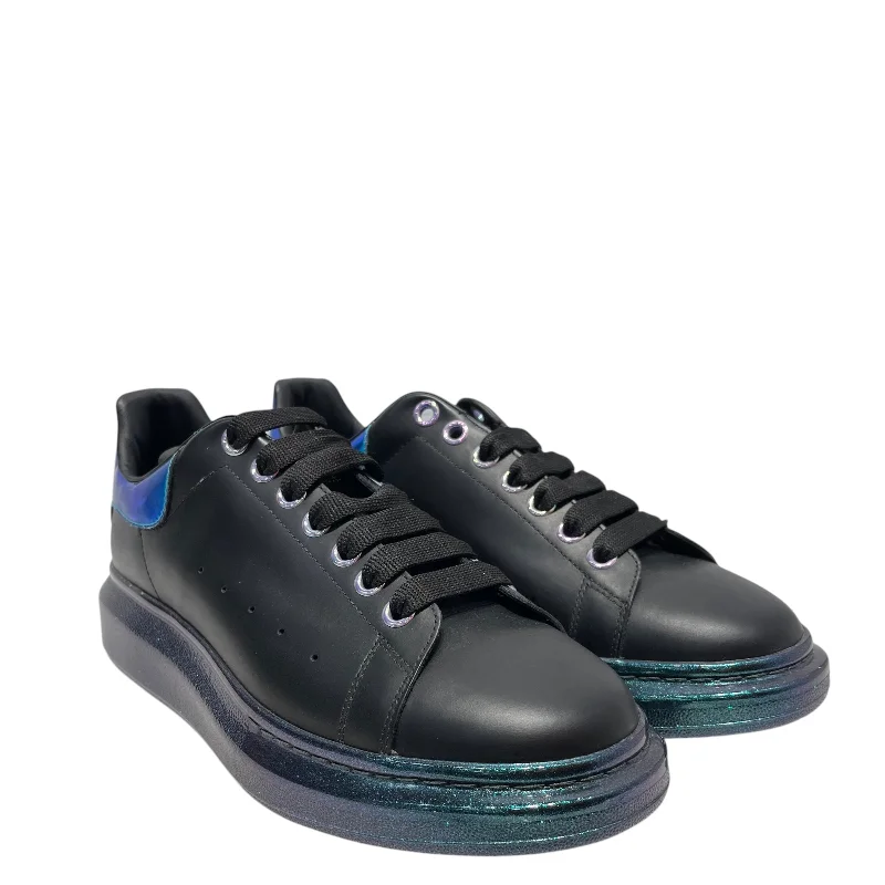 Alexander McQueen/Low-Sneakers/EU 43/Leather/BLK/glitter platform