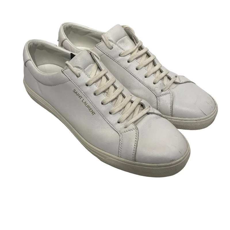 SAINT LAURENT/Low-Sneakers/EU 44/Leather/WHT/