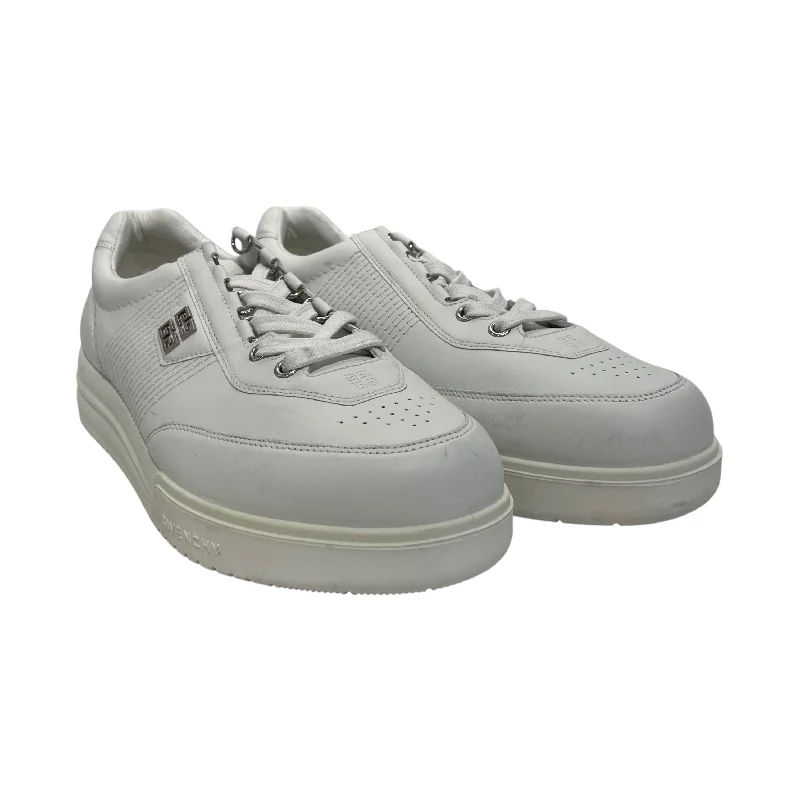 GIVENCHY/Low-Sneakers/US 9.5/White/Leather/