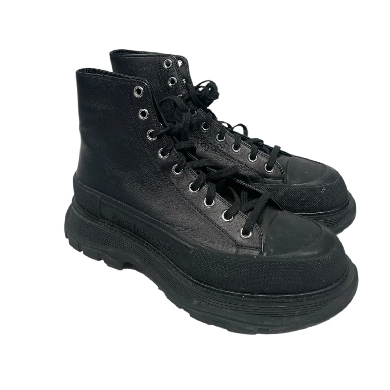 Alexander McQueen/Boots/EU 45/Cotton/BLK/Tread Slick