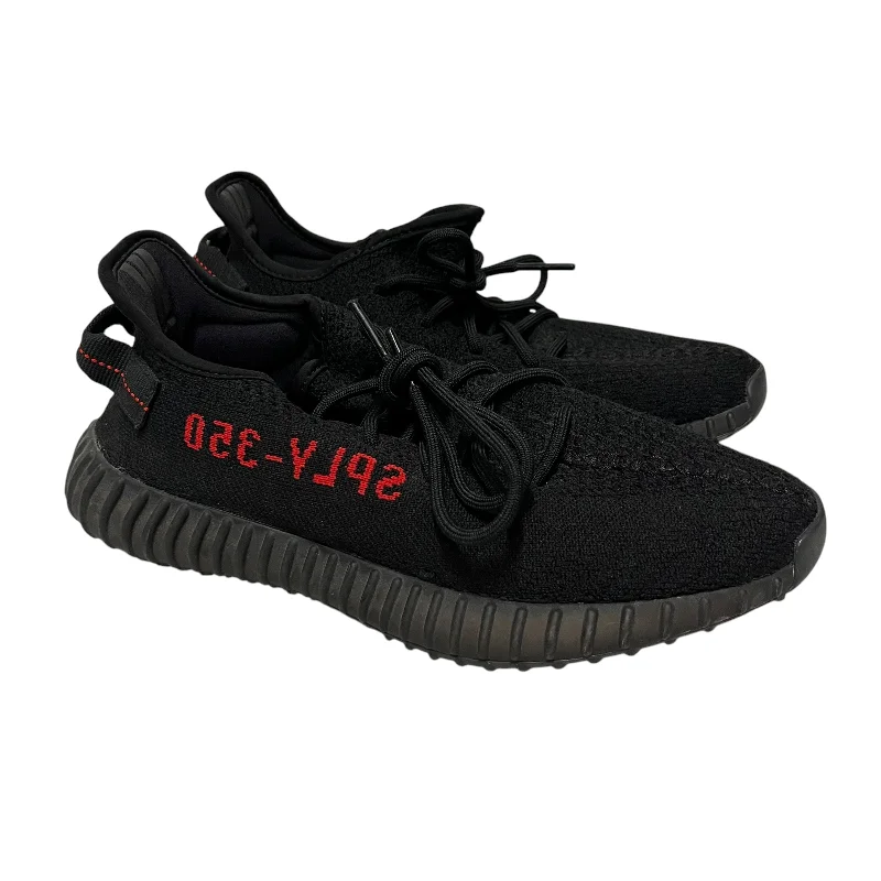 YEEZY/Low-Sneakers/US 9.5/BLK/Core Black Red