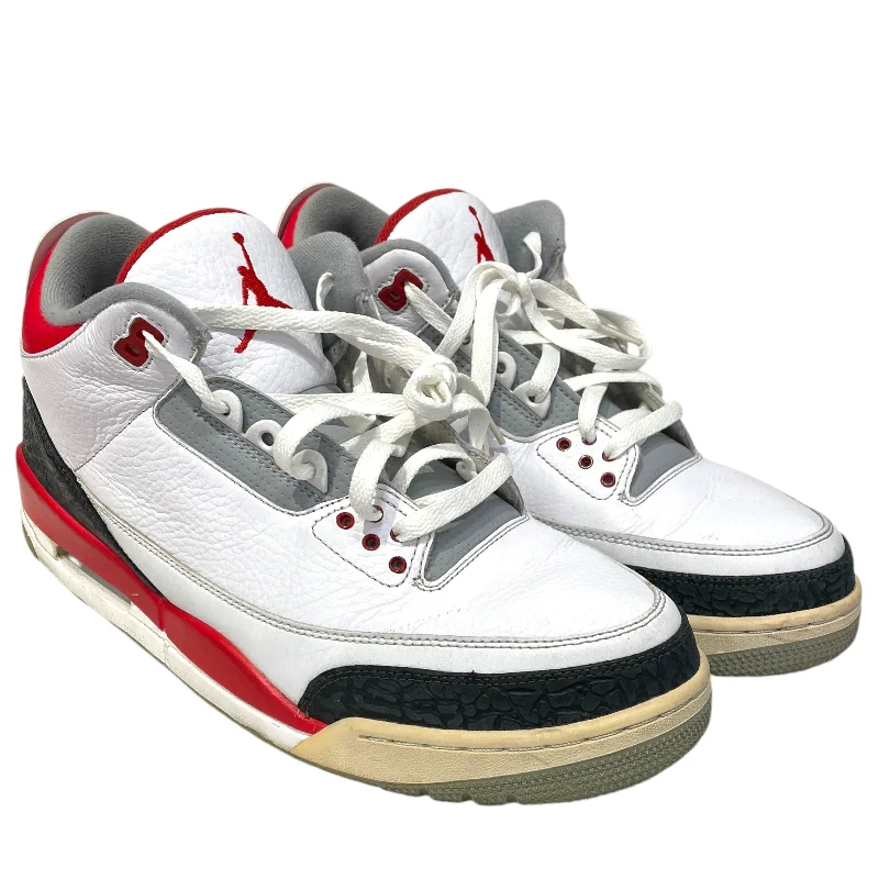 NIKE/AIR JORDAN 3 RETRO/Low-Sneakers/US 12/WHT/136064-120