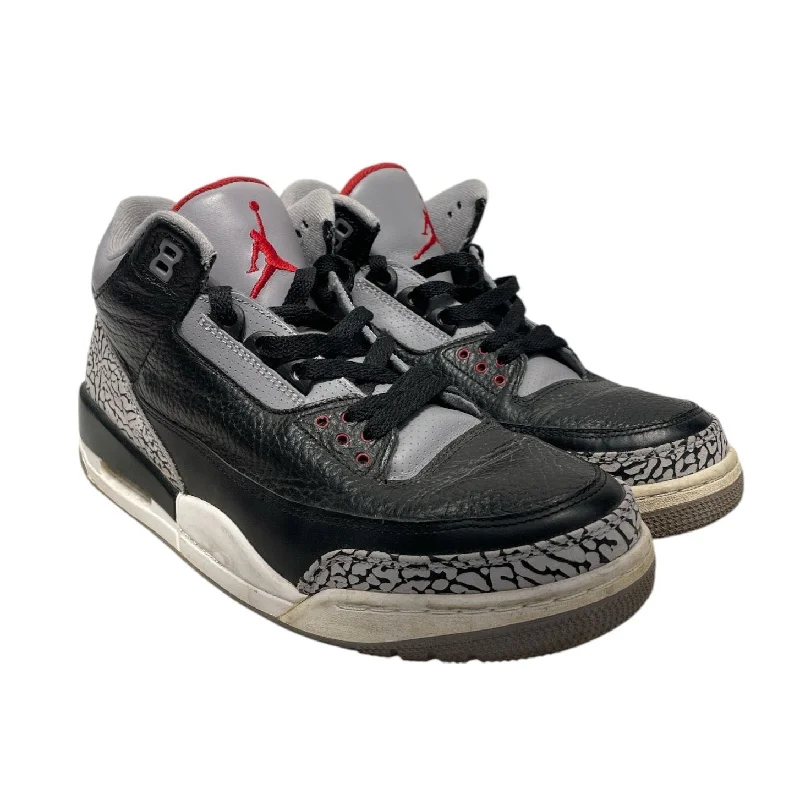 NIKE/Hi-Sneakers/US 10/Black/AIR JORDAN 3 RETRO/136064-010