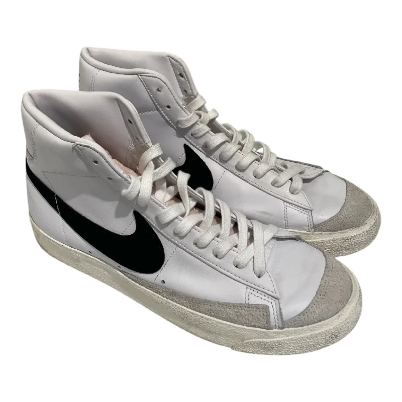 NIKE/Hi-Sneakers/US 12/White/BLAZER MID 77 VNTG/BQ6806-100