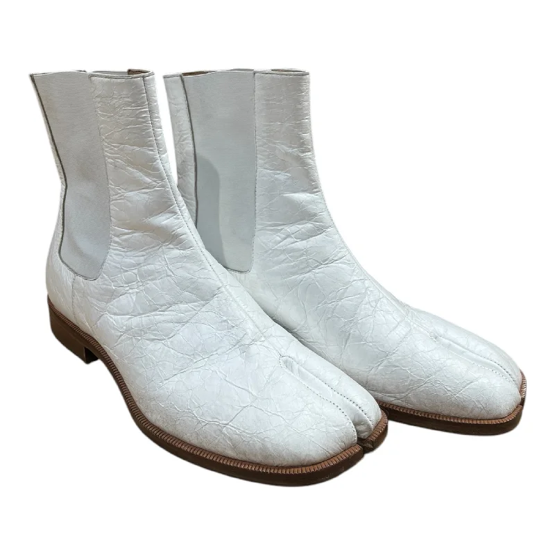 Maison Margiela/Chelsea Boots/EU 45/WHT/White Paper Tabi Boot