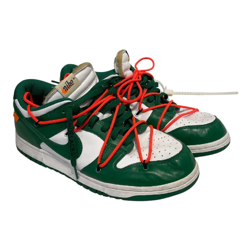 NIKE/OFF-WHITE/Low-Sneakers/US 10.5/Leather/GRN/GREEN OFFWHITE DUNKS