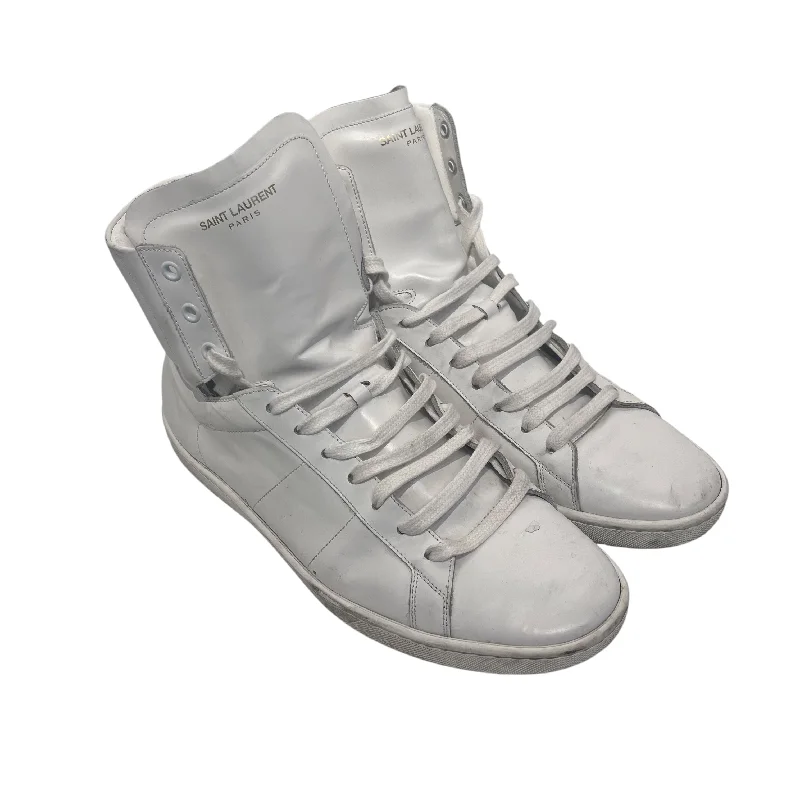 SAINT LAURENT/Hi-Sneakers/EU 44/Leather/WHT/