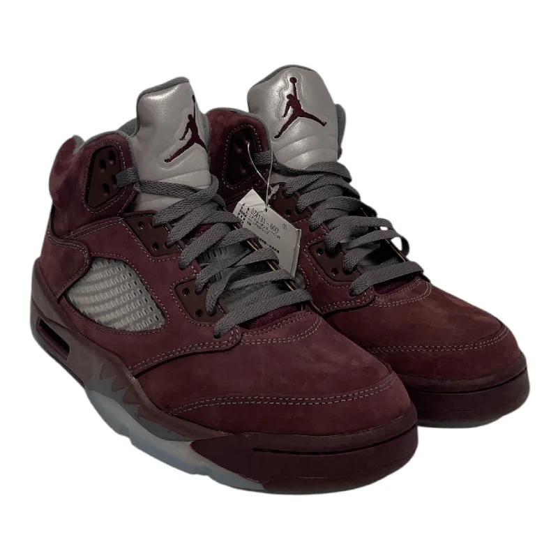 NIKE/Hi-Sneakers/US 8/Suede/BRD/JORDAN 5 RETRO BURGUNDY