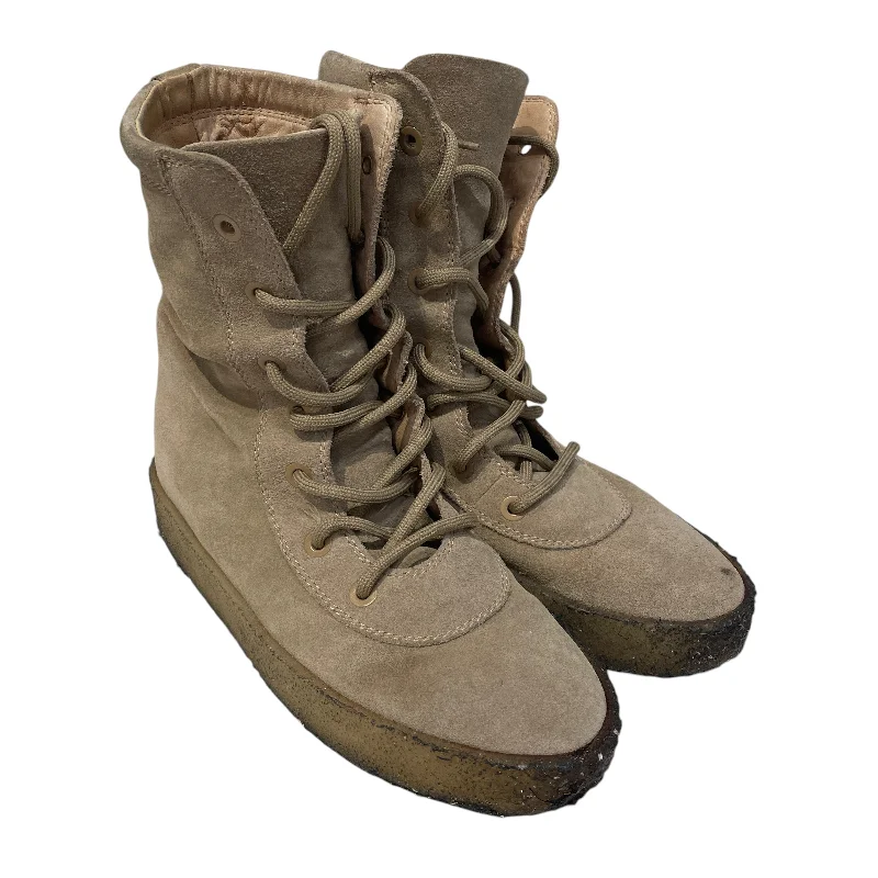 YEEZY/Lace Up Boots/US 9/Suede/CML/Season 4 Crepe Boot