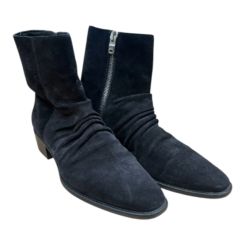 AMIRI/Chelsea Boots/EU 42.5/Suede/BLK/STACK BOOTS