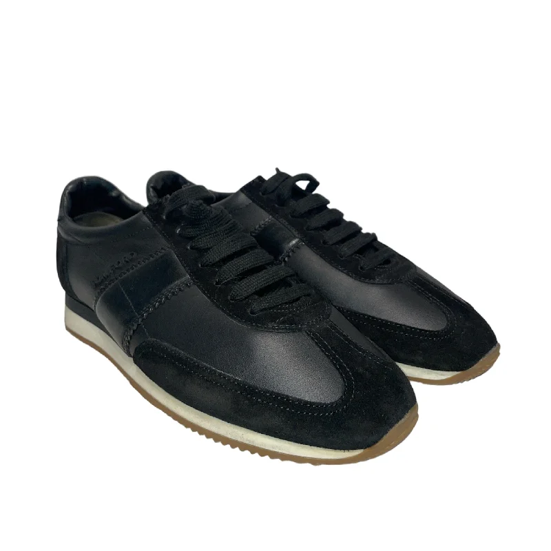 TOM FORD/Low-Sneakers/US 7/Leather/BLK/LOW SPEED TRAINERS