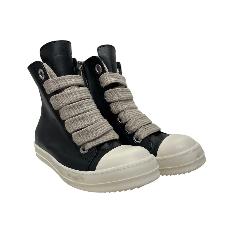 Rick Owens/Hi-Sneakers/US 10.5/Black/Leather/