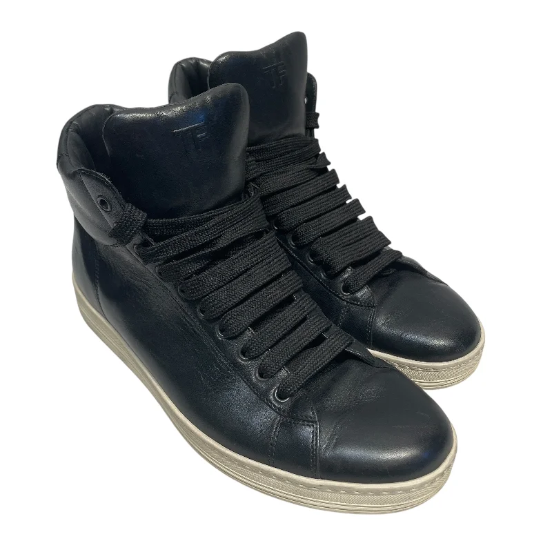 TOM FORD/Hi-Sneakers/US 9.5/Leather/BLK/TOM FORD RUSSELL HIGH