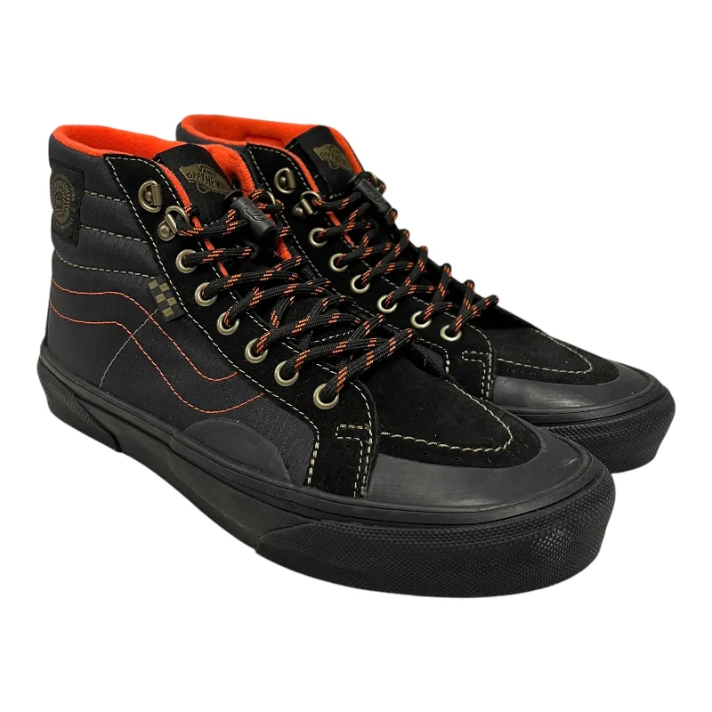 VANS/spitfire/Hi-Sneakers/US 8.5/Cotton/BLK/sk8 hi