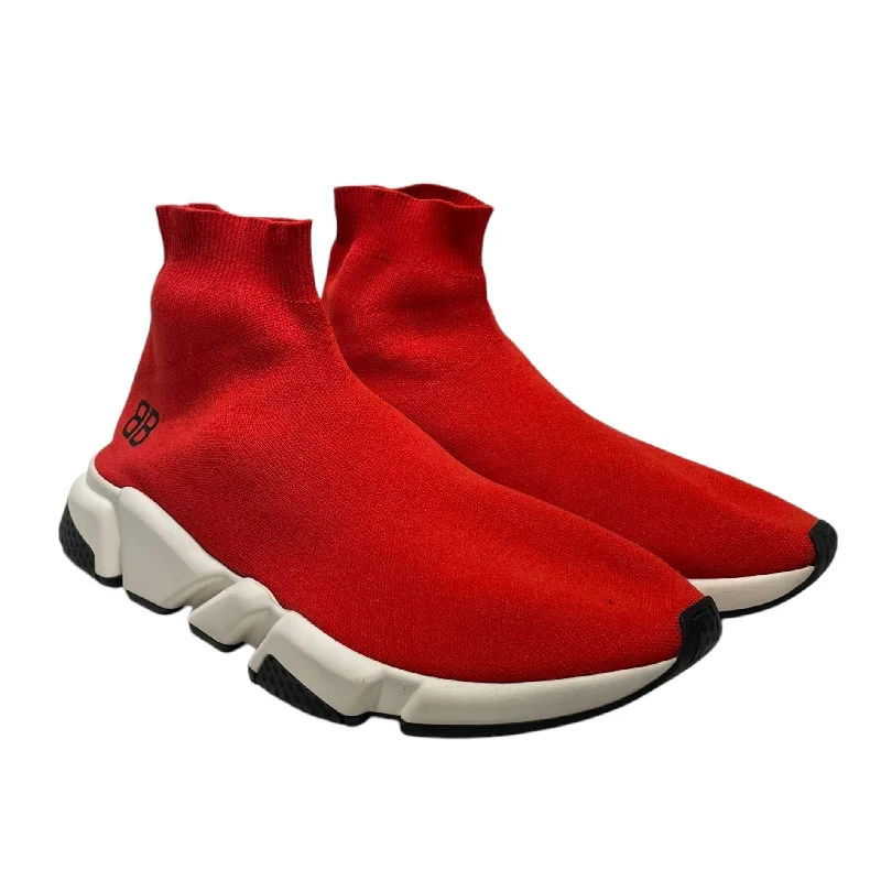 BALENCIAGA/Hi-Sneakers/US 10/Cotton/RED/