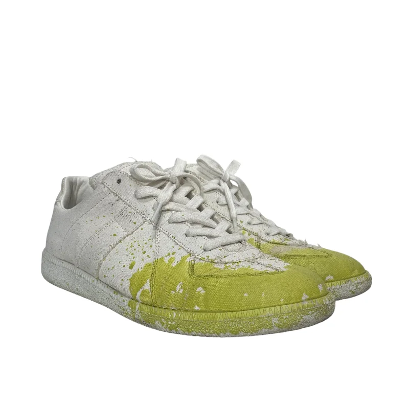 Maison Margiela/Low-Sneakers/EU 45/All Over Print/WHT/NEON SPLATTER GAT