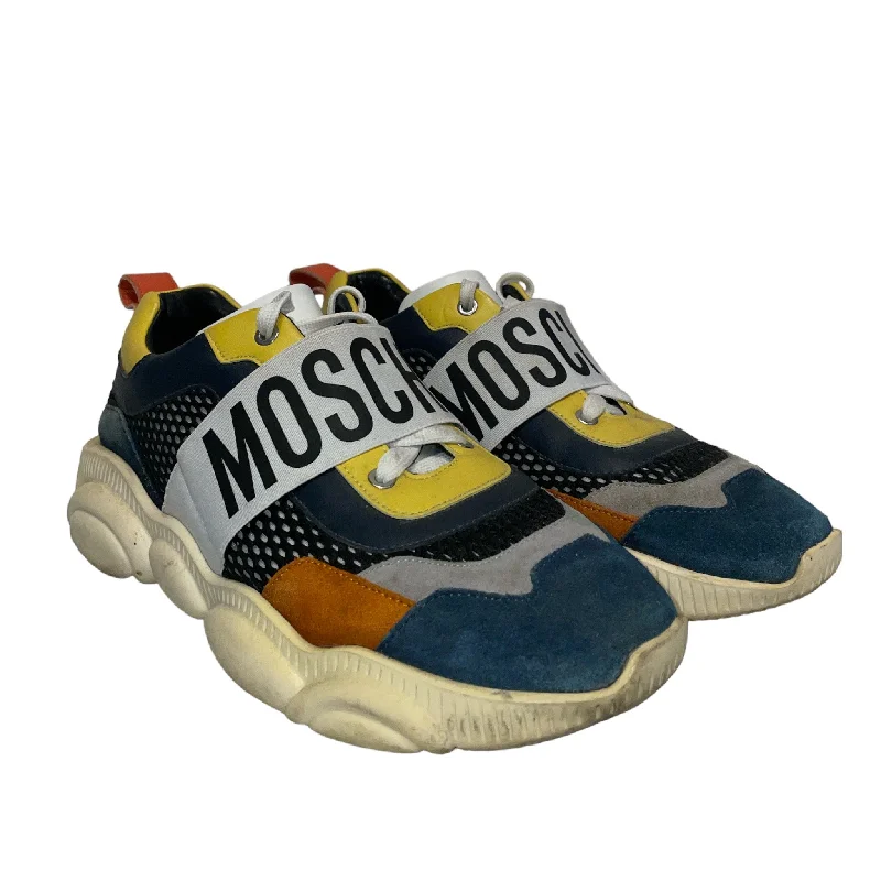 MOSCHINO/Low-Sneakers/EU 43/MLT/color blocked logo sneaker