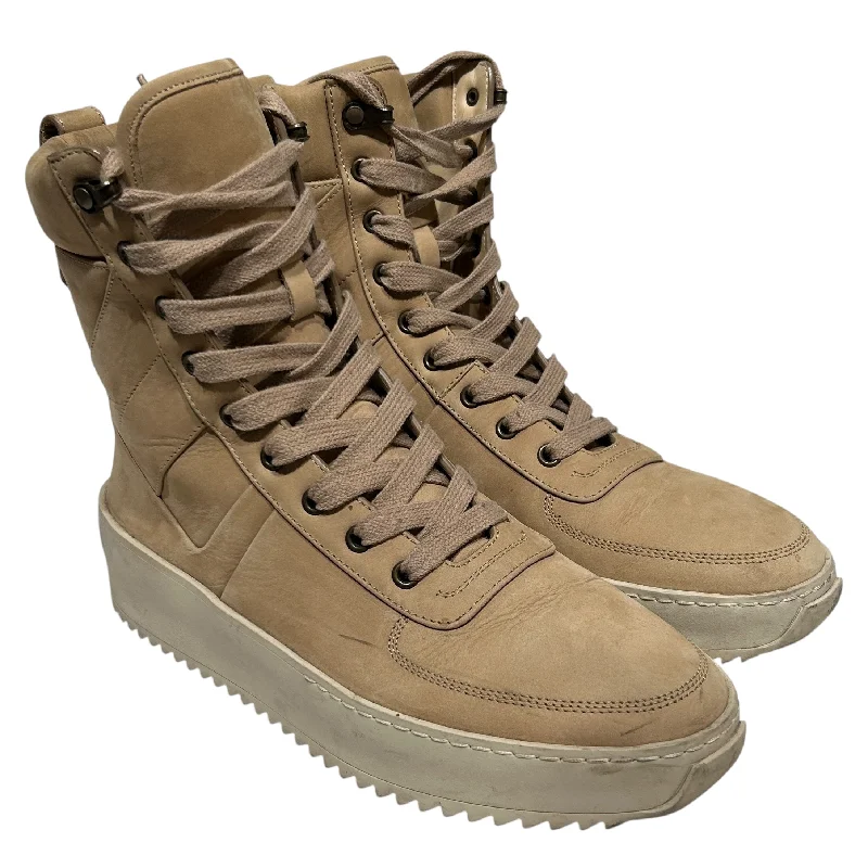 FEAR OF GOD/Hi-Sneakers/US 7/Leather/BEG/Canapa