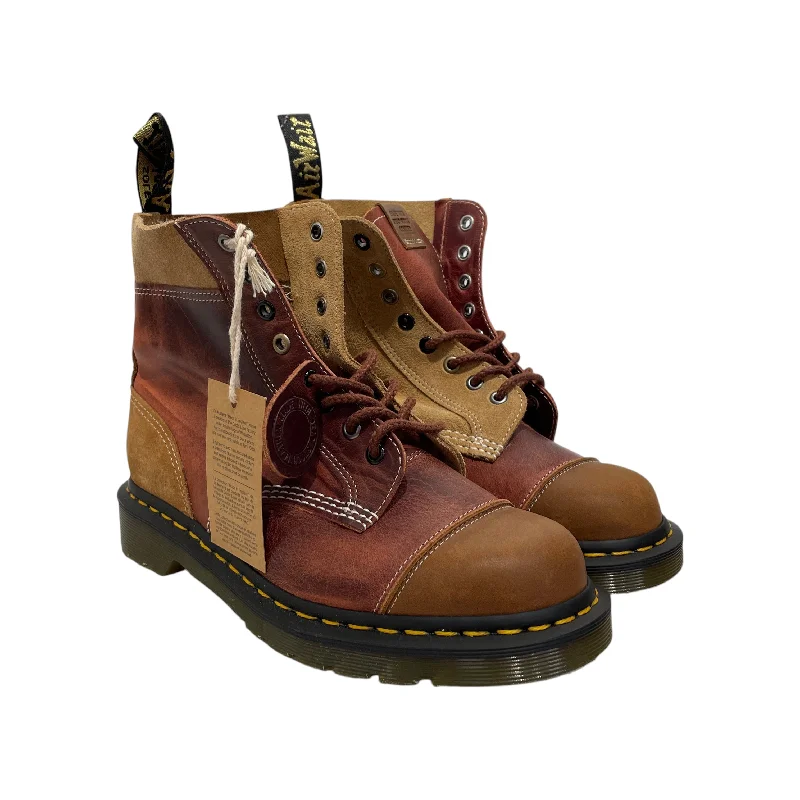 Dr.Martens/Lace Up Boots/US 8/BRW/1460 multi brown