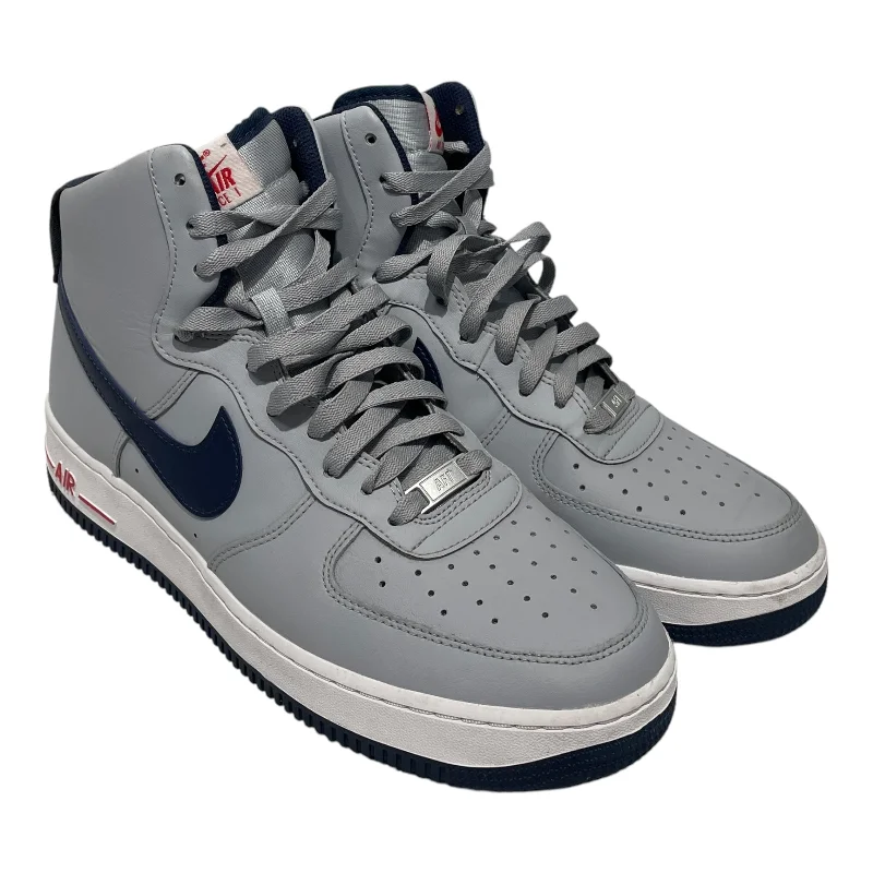 NIKE/Hi-Sneakers/US 11.5/GRY/AF1 HIGH NEW ENGLAND