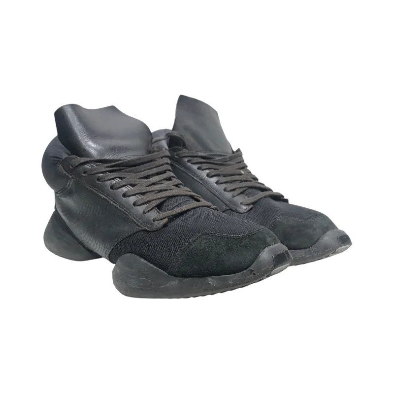 Rick Owens/adidas/Low-Sneakers/US 12.5/BLK/triple black runner