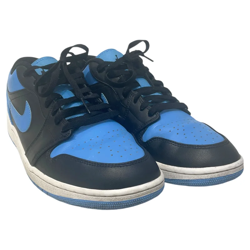 NIKE/Low-Sneakers/US 10.5/Leather/BLU/Air Jordan 1 Low