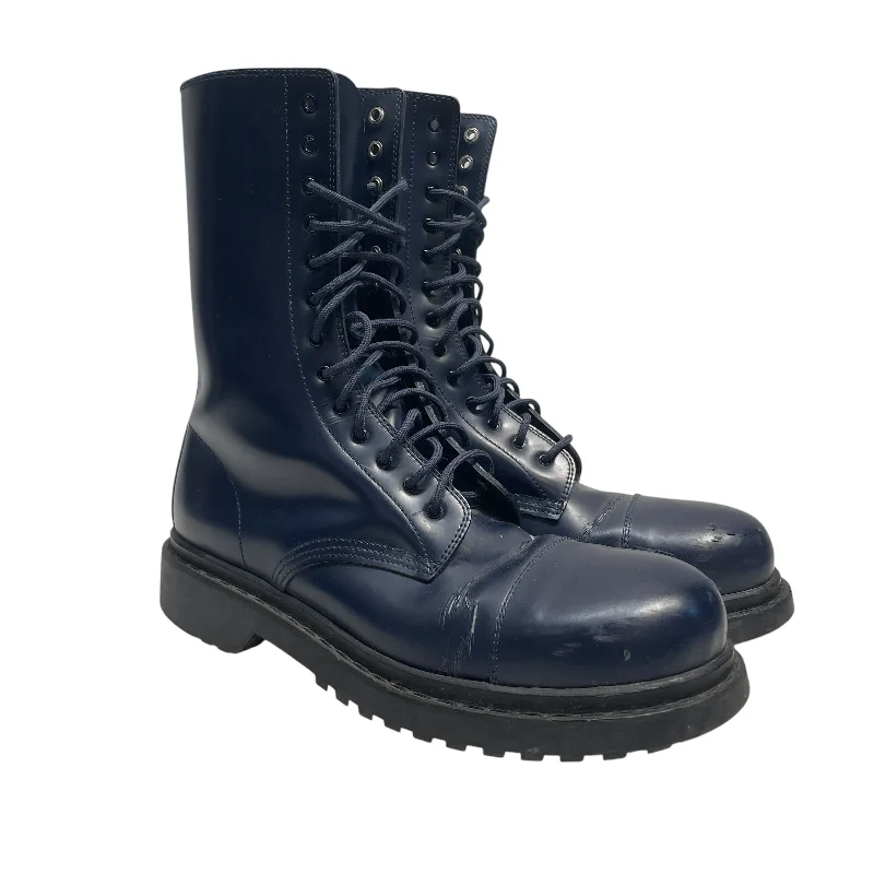 BALENCIAGA/Lace Up Boots/US 11/Leather/BLK/BALENCIAGA NAVY BOOT