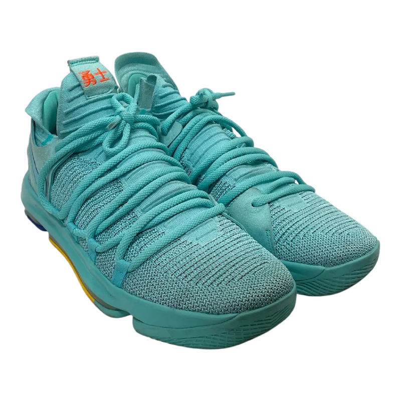 NIKE/Low-Sneakers/US 12/Suede/BLU/KD 10 CITY EDITION 2