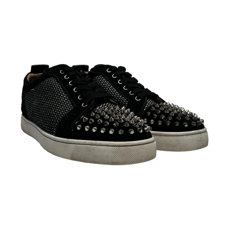 Christian Louboutin/Low-Sneakers/US 12/Suede/BLK/