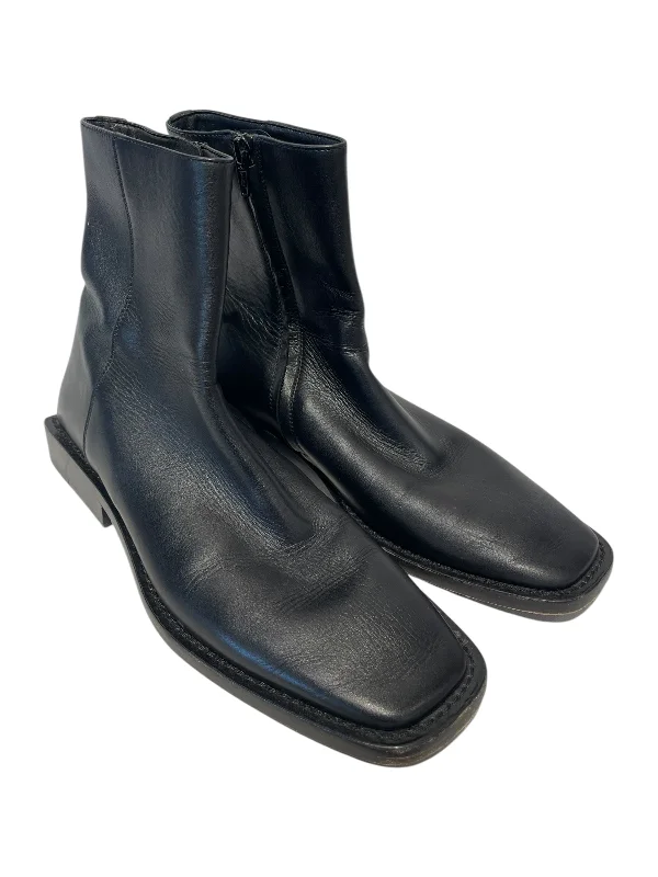 BALENCIAGA/Chelsea Boots/EU 38/Leather/BLK/