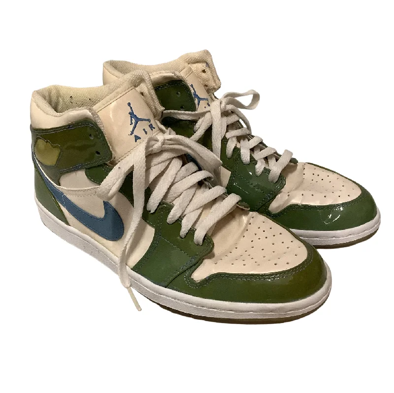 NIKE/AIR JORDAN 1 RETRO/Hi-Sneakers/US 8.5/Leather/GRN/136085-140