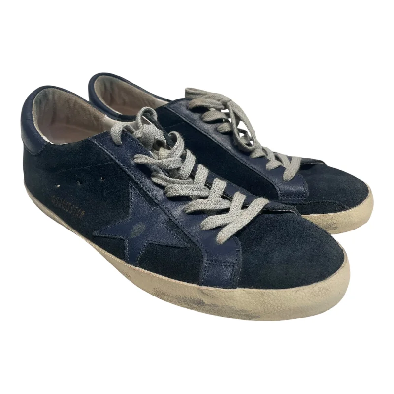 GOLDEN GOOSE/Low-Sneakers/US 8/Leather/NVY/