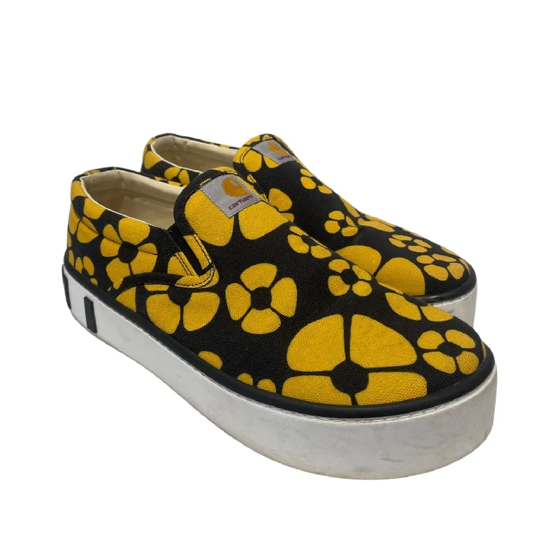 MARNI/Carhartt/Low-Sneakers/EU 44/Floral Pattern/Cotton/BLK/