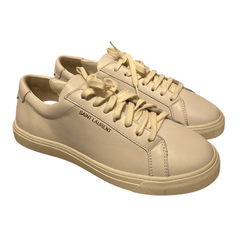 SAINT LAURENT/Low-Sneakers/ITL 38.5/Leather/WHT/Andy Low Trainer