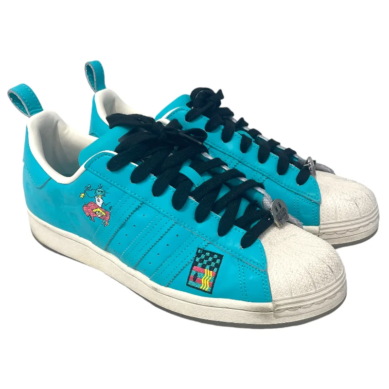 adidas/Low-Sneakers/US 10/All Over Print/BLU/SUPERSTAR ARIZONA TEA