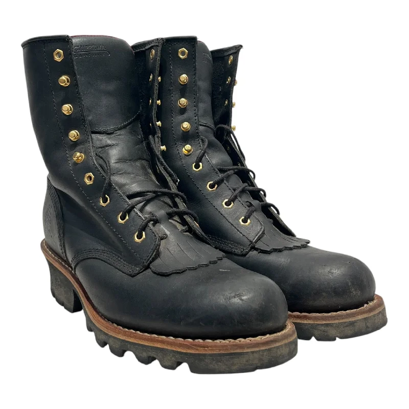 CHIPPEWA/Boots/US 11/Leather/BLK/STEEL TOE