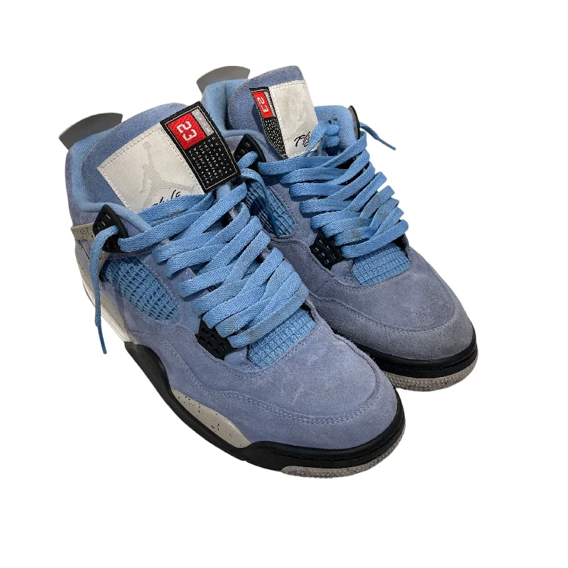 NIKE/AIR JORDAN 4 RETRO/Hi-Sneakers/US 10/Suede/BLU/CT8527-400