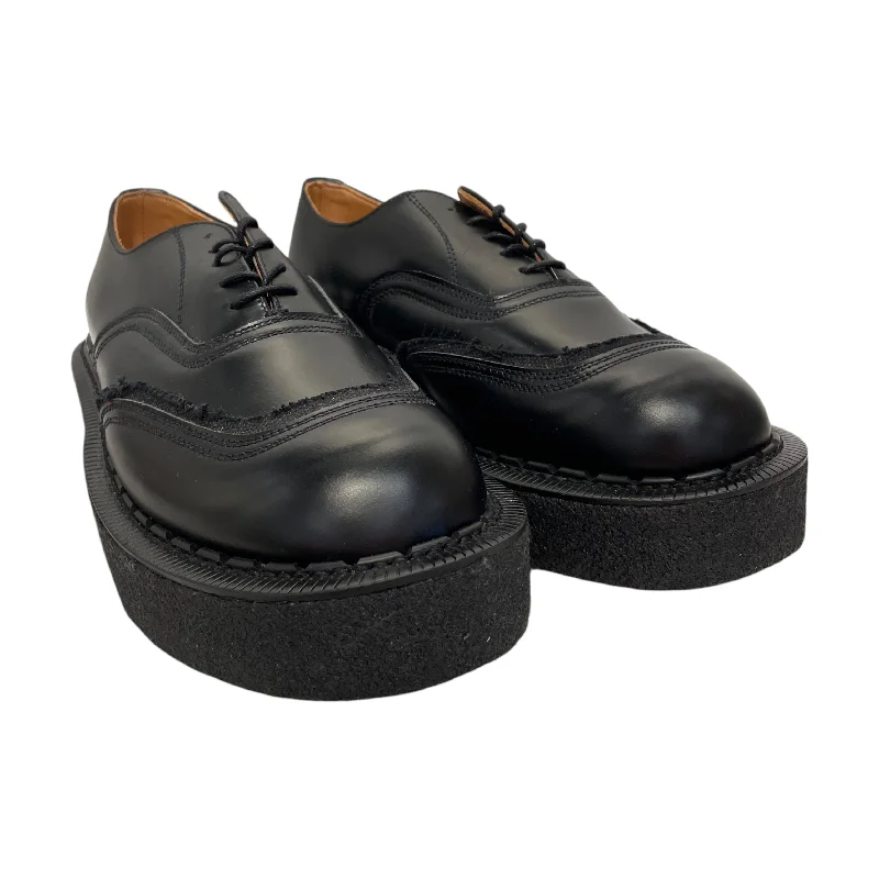 COMME des GARCONS HOMME PLUS/Dress Shoes/US 8/Black/Leather/