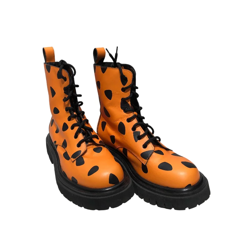 MOSCHINO/Boots/EU 42/Polka dot/Leather/ORN/