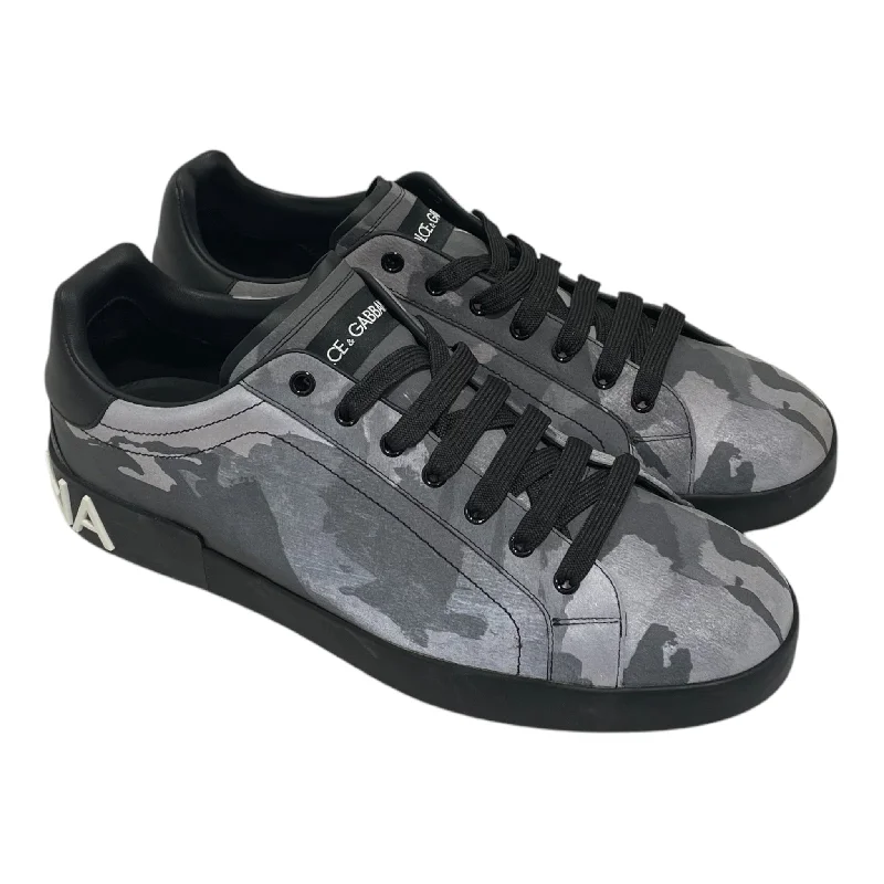 DOLCE&GABBANA/Low-Sneakers/US 13/All Over Print/Polyester/SLV/