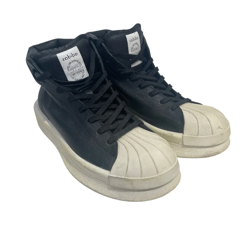 Rick Owens/Hi-Sneakers/US 8/Leather/BLK/Masterdon Pro -  Model