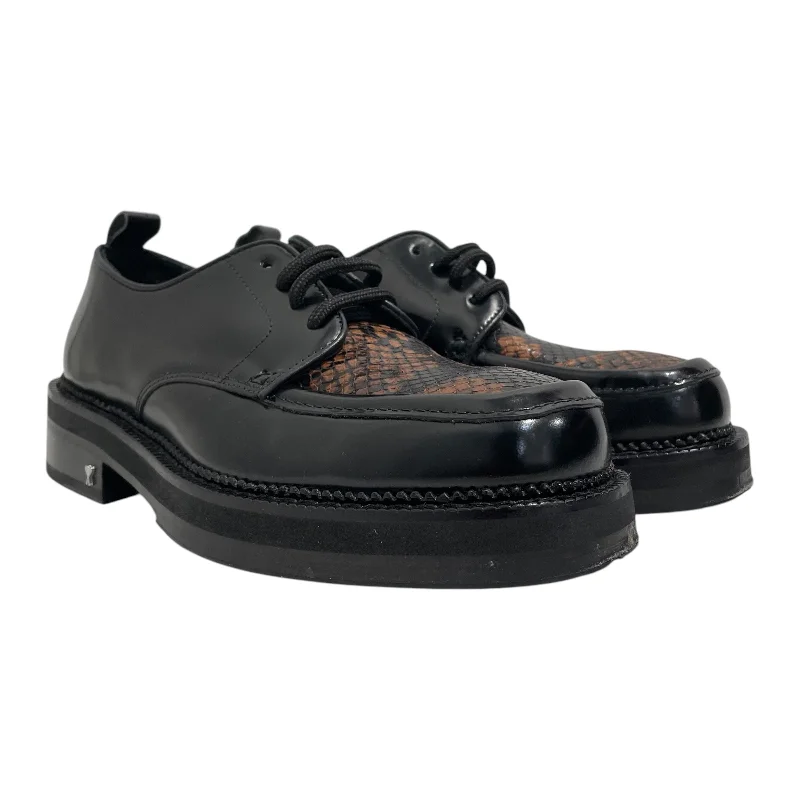 ami/Dress Shoes/US 7.5/Black/Leather/USV017 852