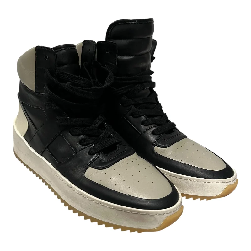 FEAR OF GOD/Hi-Sneakers/US 7/Leather/BLK/BBALL PARIS SKY GREY