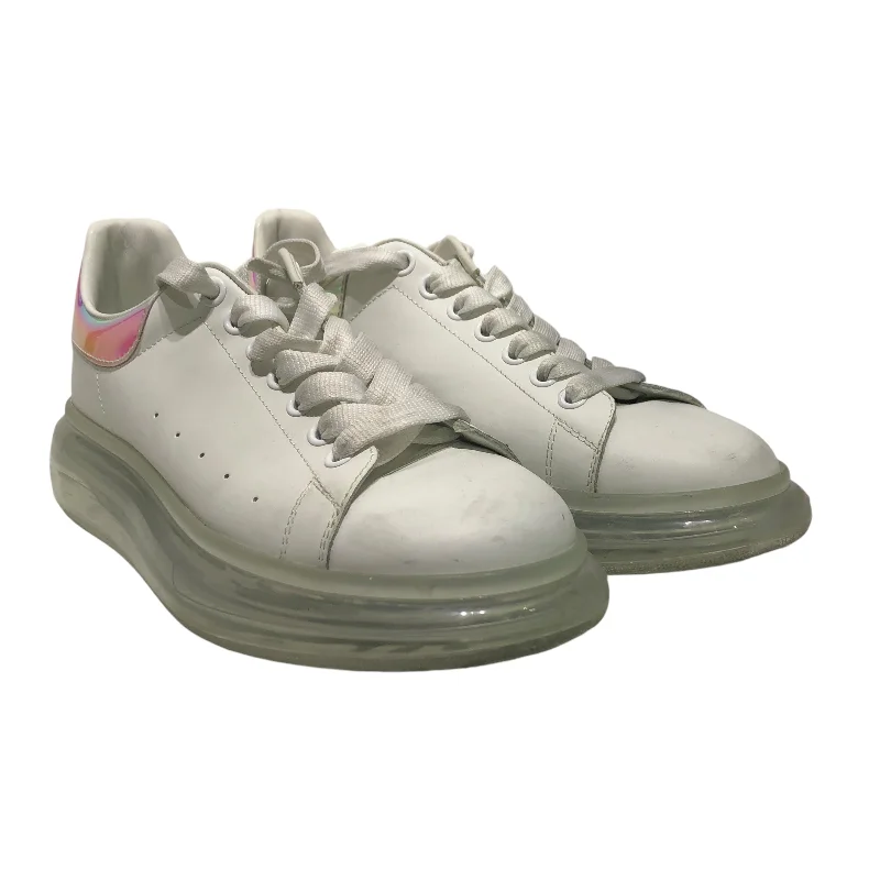 Alexander McQueen/Low-Sneakers/EU 43/Iridescent/Leather/WHT/OVERSIZED SNEAKERS IRIDESCENT