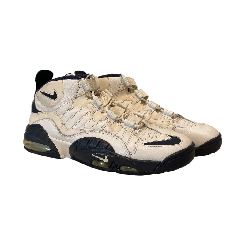 ALR JORDAN/Hi-Sneakers/US 10.5/Leather/WHT/Air max Sensation