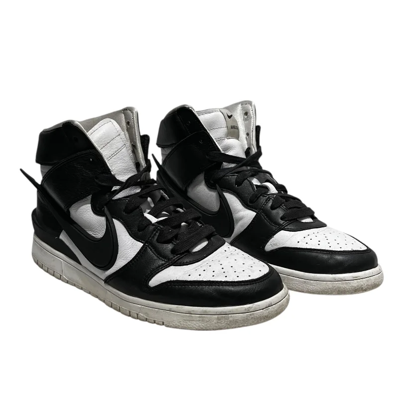 AMBUSH/NIKE/Hi-Sneakers/US 8.5/Leather/WHT/